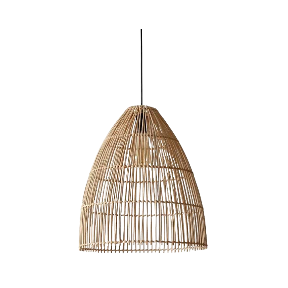 Runa Boho Rattan Pendant Light