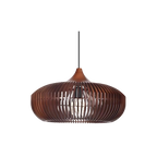 The Halo of Zen Japandi Wood Pendant Light