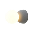 Circle of Light Travertine Cement Wall Light