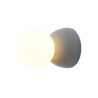 Circle of Light Travertine Cement Wall Light
