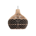 Midnight Natural Rattan Essence Pendant Light