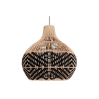 Midnight Natural Rattan Essence Pendant Light