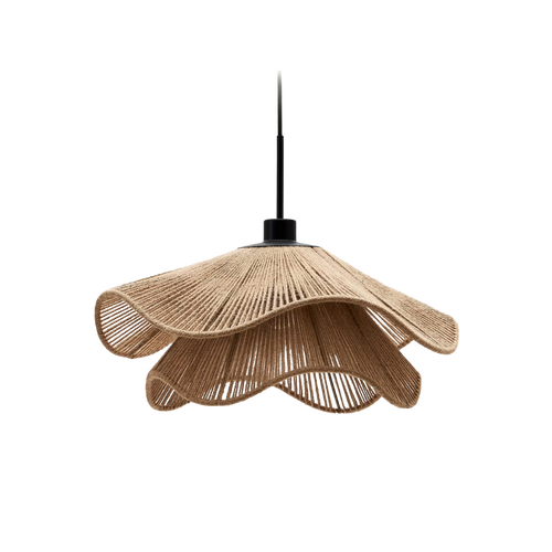 Cape Points Boho Natural Jute Fiber Pendant Light