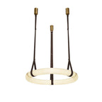 Halo Minimalist Alabaster Ring Pendant Light