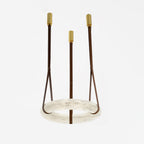 Halo Minimalist Alabaster Ring Pendant Light