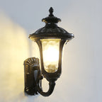 Velar Retro Frosted Glass Outdoor Wall Light