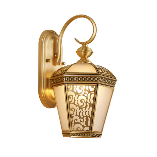 Retro Palace Pattern Outdoor Wall Light
