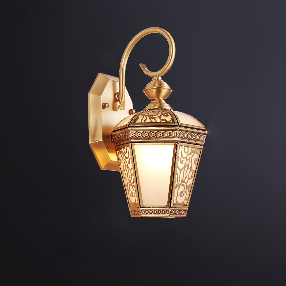 Retro Palace Pattern Outdoor Wall Light
