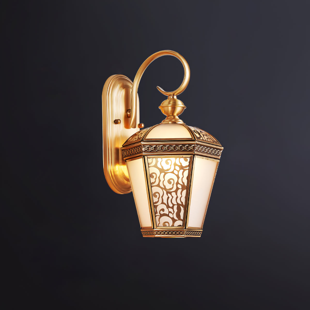 Retro Palace Pattern Outdoor Wall Light