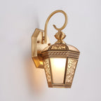 Retro Palace Pattern Outdoor Wall Light