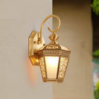 Retro Palace Pattern Outdoor Wall Light