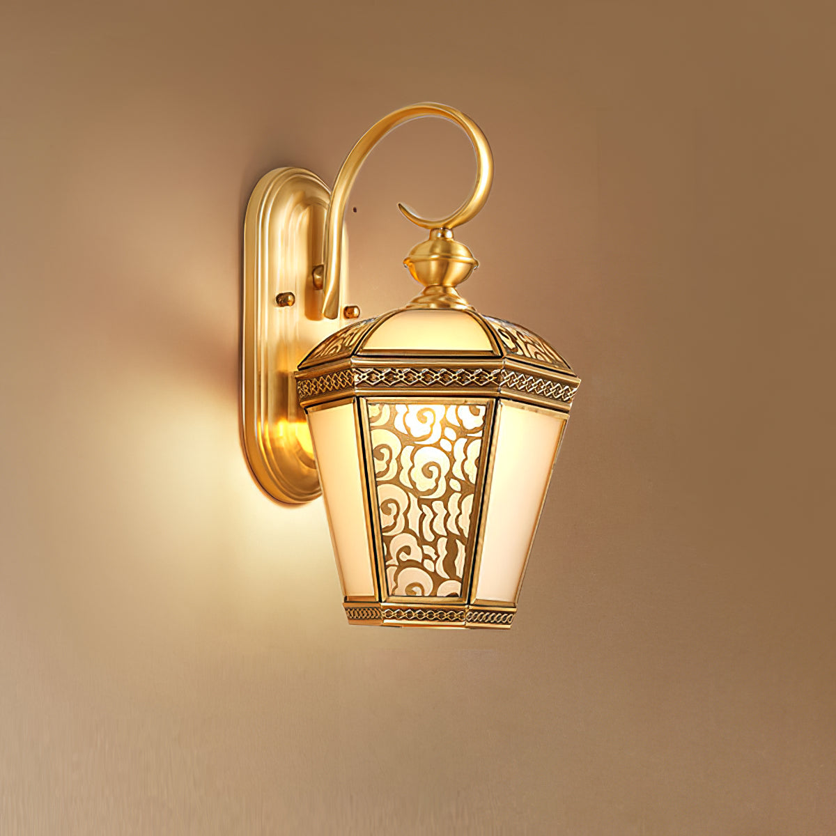 Retro Palace Pattern Outdoor Wall Light