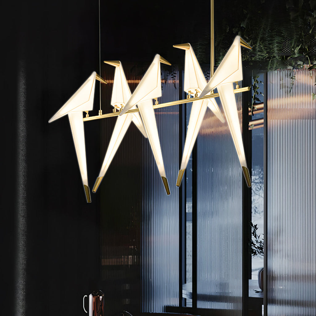Poetic Perch Luxury Metal Chandelier