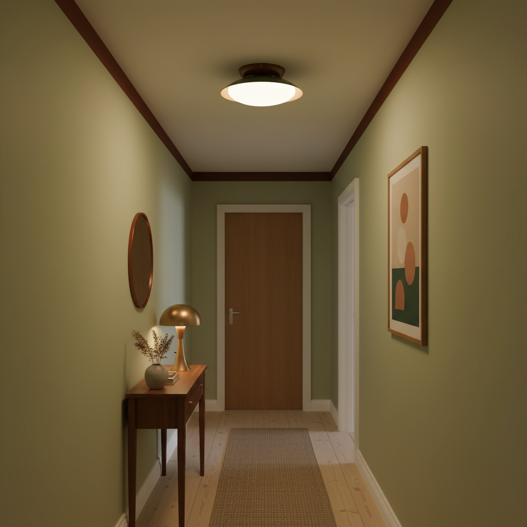 Dylan Retro Metal Ceiling Light