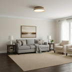 Aveline Modern Natural Travertine Ceiling Light