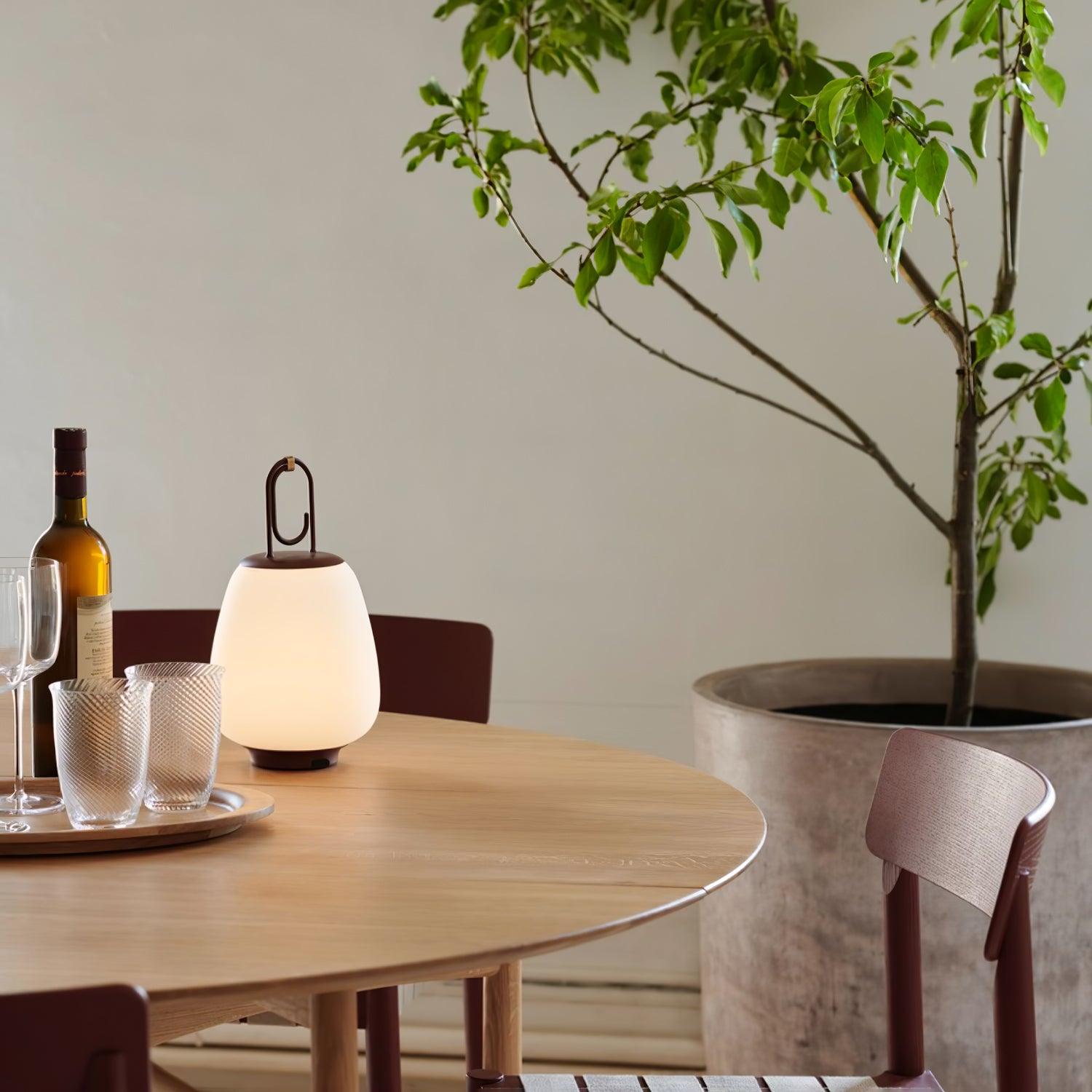 NordGlow Portable Lantern Table Lamp