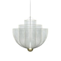 Radiant Wirelight Sculptural Japandi Metal Pendant Light