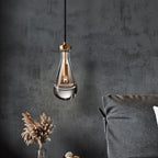 Celara Raindrop Linear Glass Chandelier