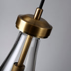Celara Raindrop Linear Glass Chandelier