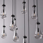 Celara Raindrop Linear Glass Chandelier