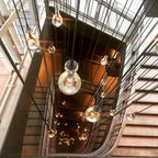 Celara Raindrop Linear Glass Chandelier