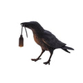 The Watchful Raven Resin Table Lamp