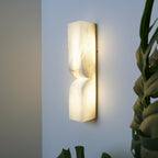 Modern Rectangular Alabaster Essence Wall Light