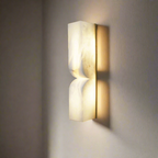 Modern Rectangular Alabaster Essence Wall Light