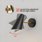 Retro Adjustable Iron Birdy Wall Light