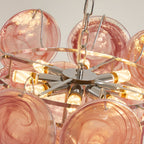 Retro Camisa Murano Glass Chandelier