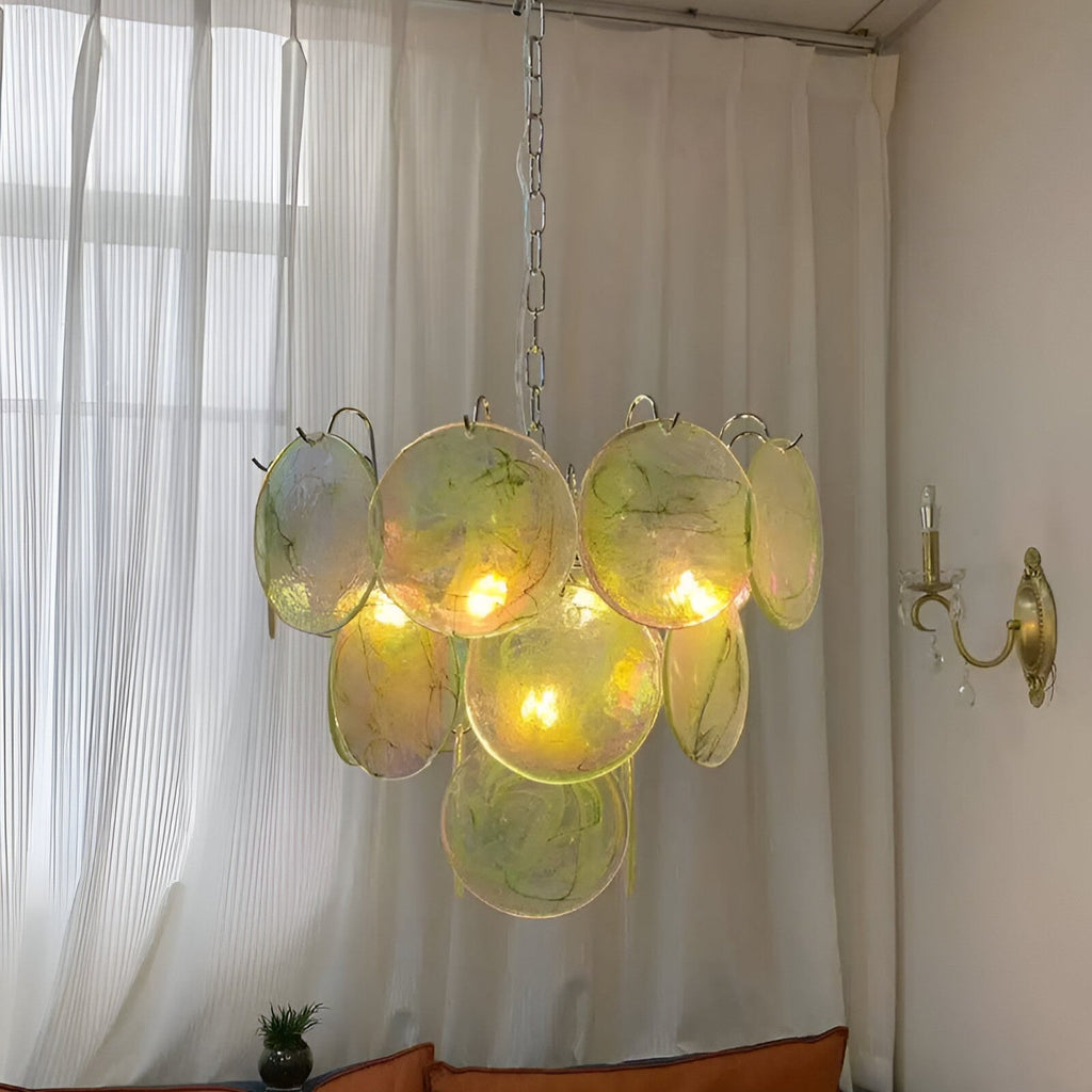 Retro Camisa Murano Glass Chandelier