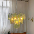Retro Camisa Murano Glass Chandelier