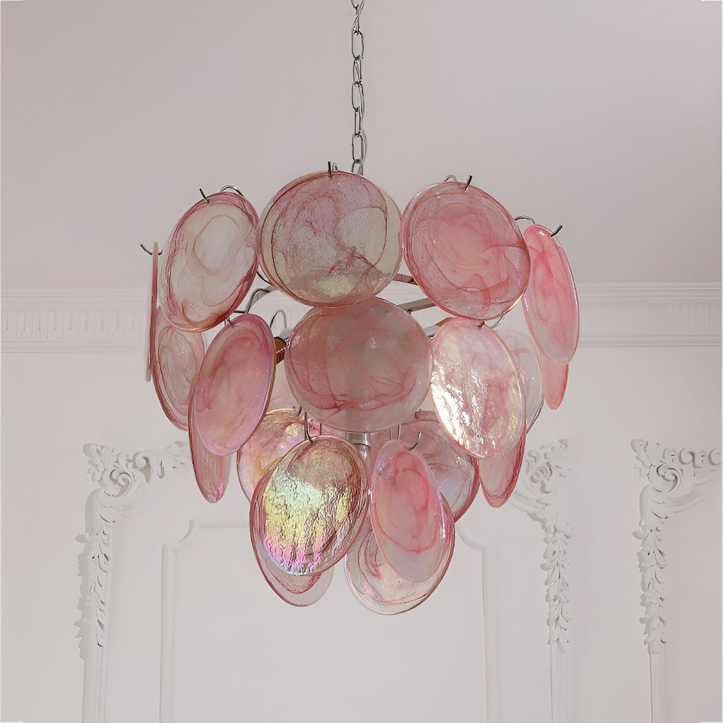 Retro Camisa Murano Glass Chandelier