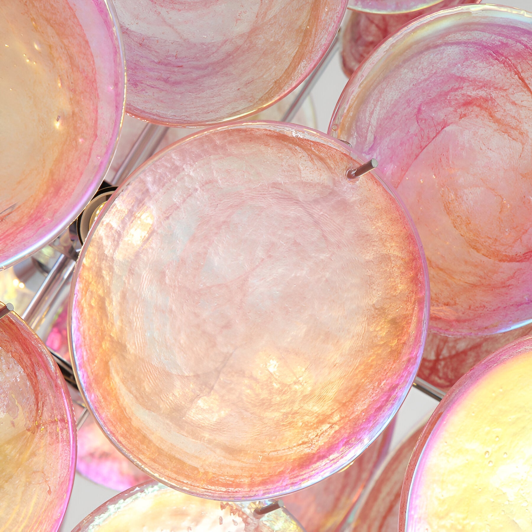 Retro Camisa Murano Glass Chandelier
