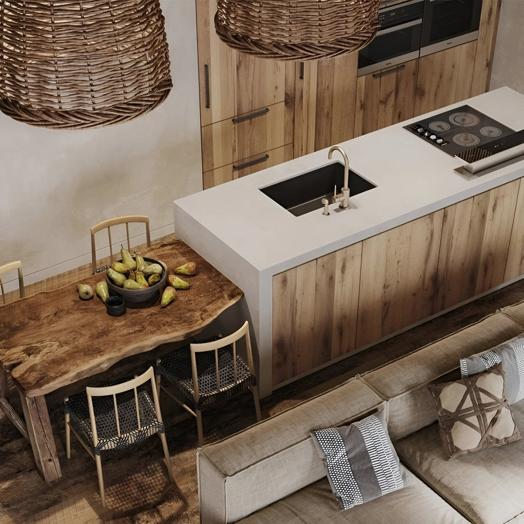 Retro Handmade Bamboo Rattan Pendant Light