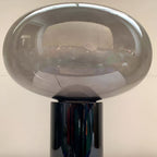 Retro Marble Base Glass Table Lamp