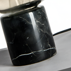 Retro Marble Base Glass Table Lamp