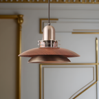 Retro Medieval Metal Flying Saucer Pendant Light