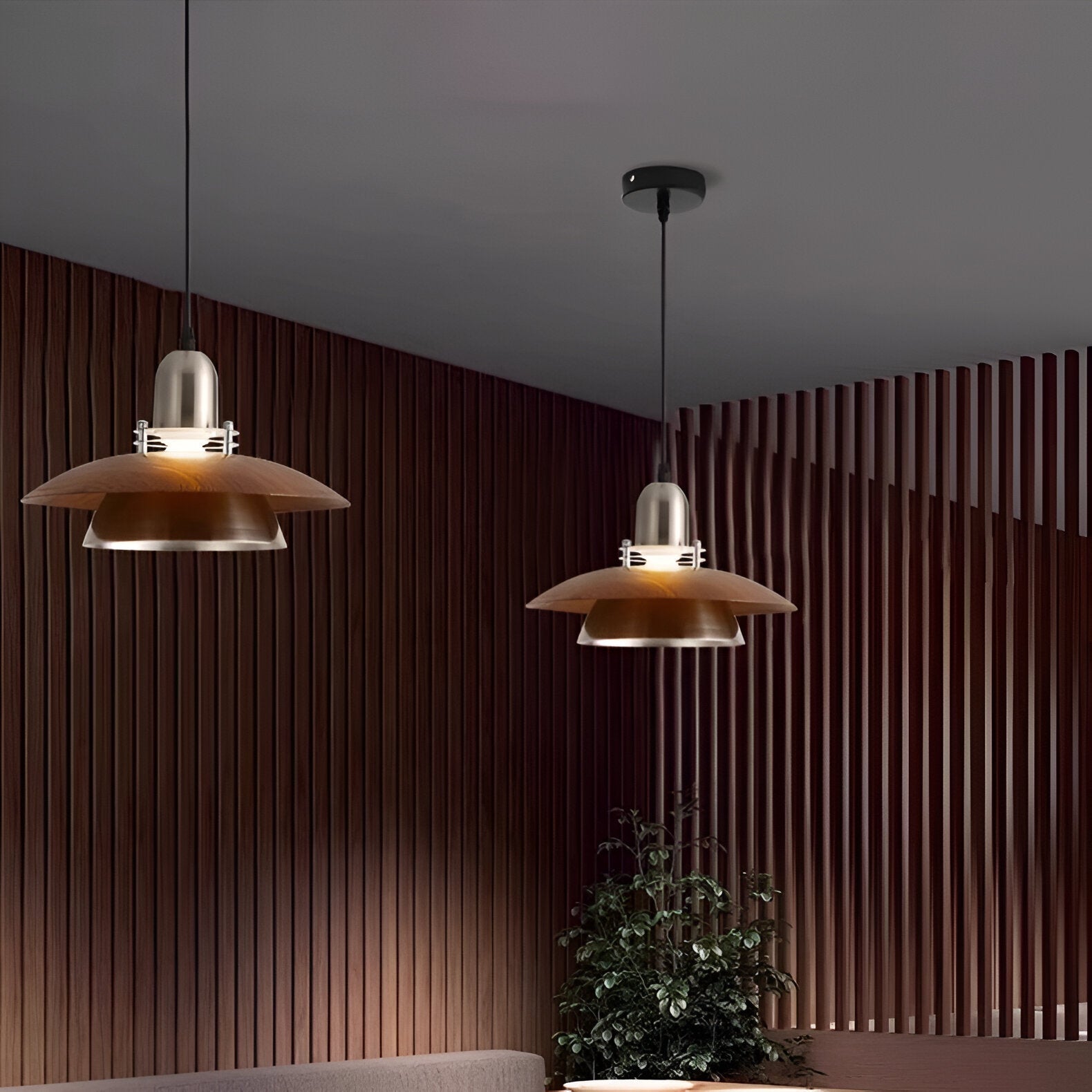 Retro Medieval Metal Flying Saucer Pendant Light