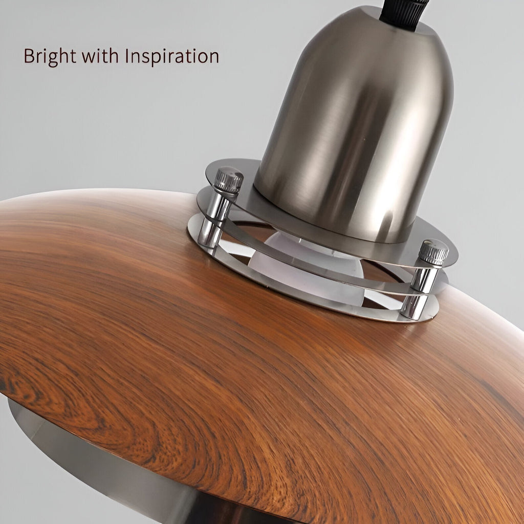 Retro Medieval Metal Flying Saucer Pendant Light