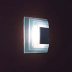 Retro Murano Water Ripple Glass Wall Light