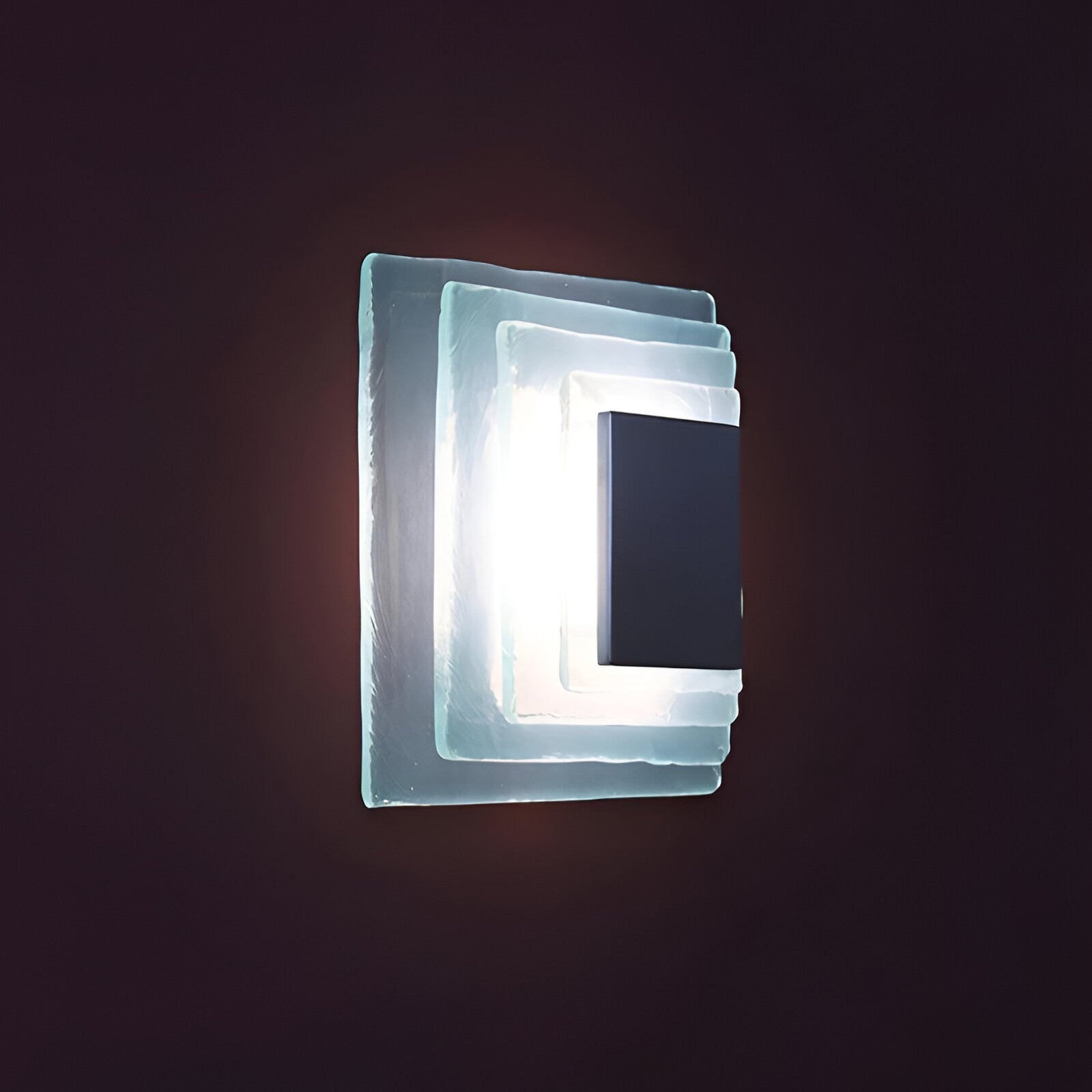 Retro Murano Water Ripple Glass Wall Light