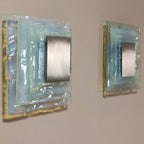 Retro Murano Water Ripple Glass Wall Light