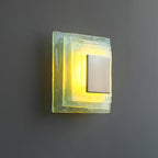 Retro Murano Water Ripple Glass Wall Light