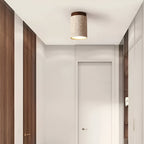 Orin Retro Travertine Flush Mount Ceiling Light