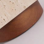 Orin Retro Travertine Flush Mount Ceiling Light