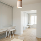 Orin Retro Travertine Flush Mount Ceiling Light