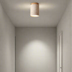 Orin Retro Travertine Flush Mount Ceiling Light