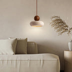 Retro Wabi-Sabi Natural Stone Travertine Pendant Light