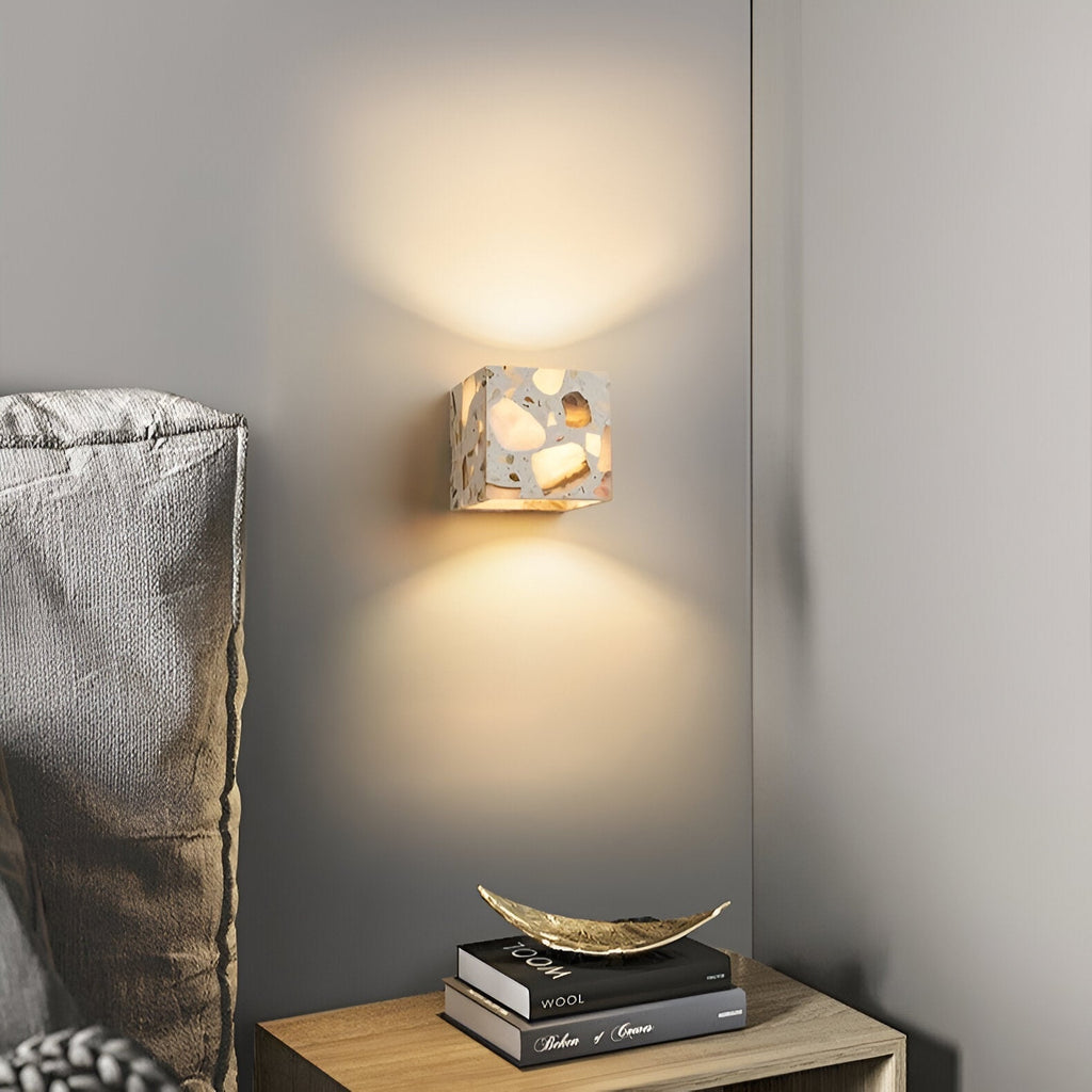Retro Wabi-Sabi Style Marble Wall Light
